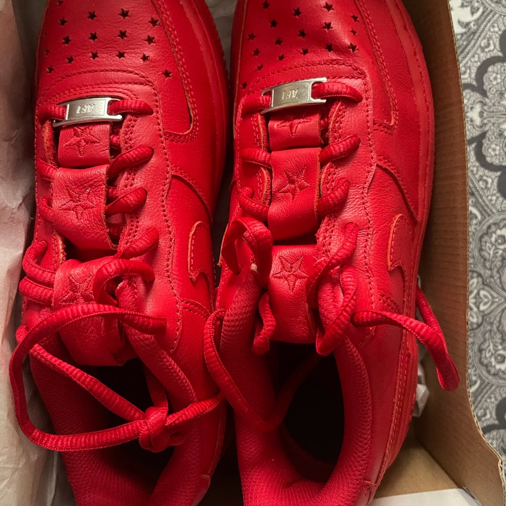 Nike red shoes